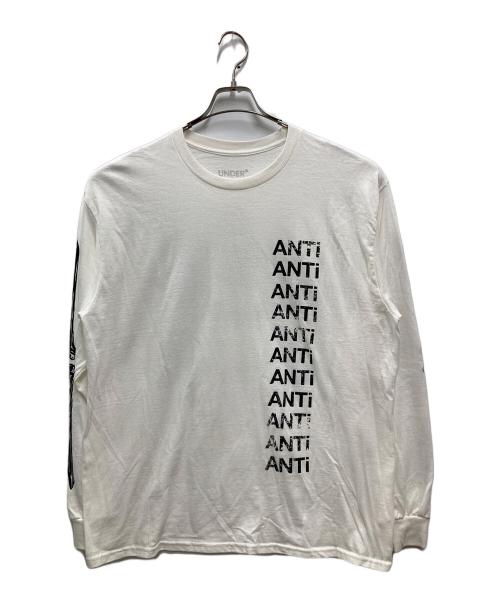 UNDER R（アンダーアール）UNDER R (アンダーアール) ANTI COUNTRY CLUB (アンタイ カントリー クラブ) L/S T-Shirt ホワイト サイズ:表記なしの古着・服飾アイテム