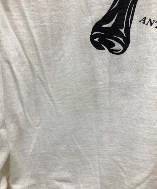 UNDER R（アンダーアール）UNDER R (アンダーアール) ANTI COUNTRY CLUB (アンタイ カントリー クラブ) L/S T-Shirt ホワイト サイズ:表記なしの古着・服飾アイテム