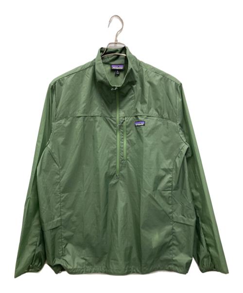 Patagonia（パタゴニア）Patagonia (パタゴニア) Houdini Stash 1/2 Zip P/O グリーン サイズ:XLの古着・服飾アイテム