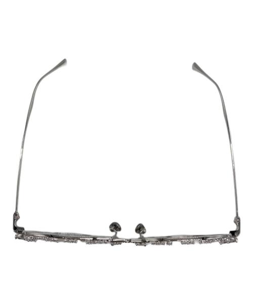 YVMIN（イヴミン）YVMIN (イヴミン) GEMSTONE PATCH UP GLASSES シルバーの古着・服飾アイテム