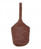 HELEN KAMINSKIヘレンカミンスキー）の古着「ラフィア ワンショルダーバッグ」｜ブラウン