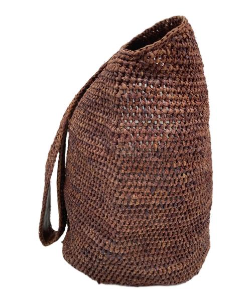 HELEN KAMINSKI（ヘレンカミンスキー）HELEN KAMINSKI (ヘレンカミンスキー) ラフィア ワンショルダーバッグ ブラウンの古着・服飾アイテム