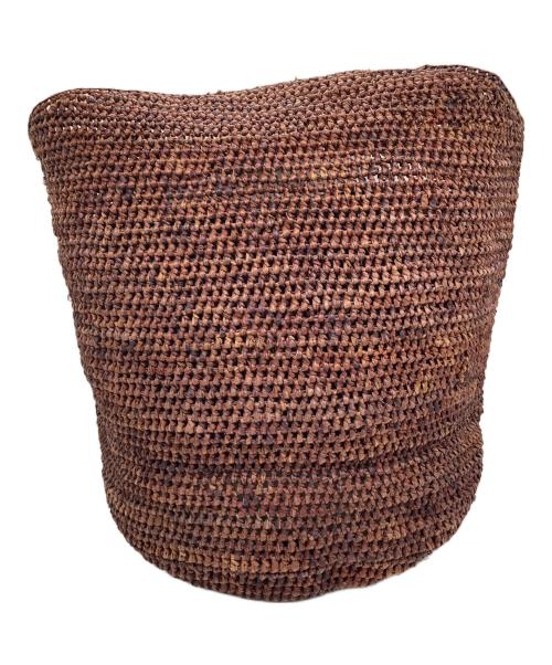 HELEN KAMINSKI（ヘレンカミンスキー）HELEN KAMINSKI (ヘレンカミンスキー) ラフィア ワンショルダーバッグ ブラウンの古着・服飾アイテム