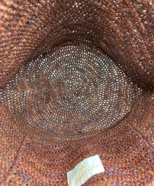 HELEN KAMINSKI（ヘレンカミンスキー）HELEN KAMINSKI (ヘレンカミンスキー) ラフィア ワンショルダーバッグ ブラウンの古着・服飾アイテム