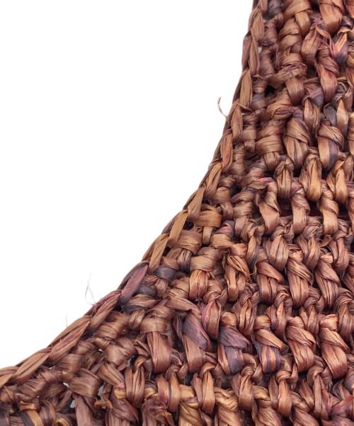 HELEN KAMINSKI（ヘレンカミンスキー）HELEN KAMINSKI (ヘレンカミンスキー) ラフィア ワンショルダーバッグ ブラウンの古着・服飾アイテム