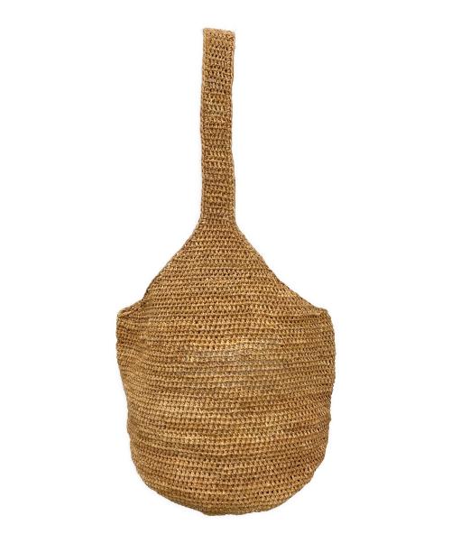 HELEN KAMINSKI（ヘレンカミンスキー）HELEN KAMINSKI (ヘレンカミンスキー) ラフィア ワンショルダーバッグ ベージュの古着・服飾アイテム