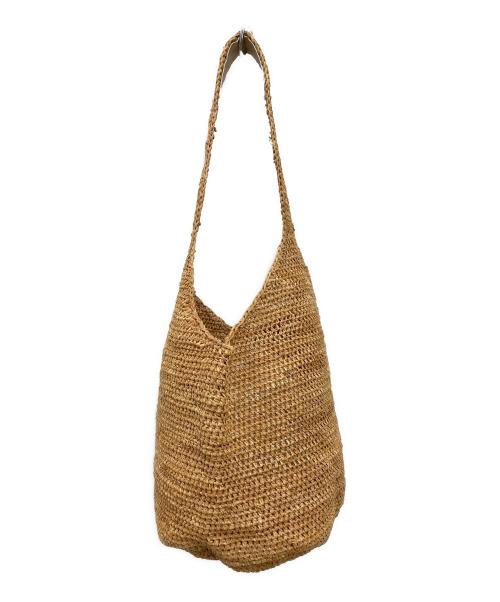 HELEN KAMINSKI（ヘレンカミンスキー）HELEN KAMINSKI (ヘレンカミンスキー) ラフィア ワンショルダーバッグ ベージュの古着・服飾アイテム