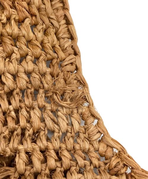 HELEN KAMINSKI（ヘレンカミンスキー）HELEN KAMINSKI (ヘレンカミンスキー) ラフィア ワンショルダーバッグ ベージュの古着・服飾アイテム