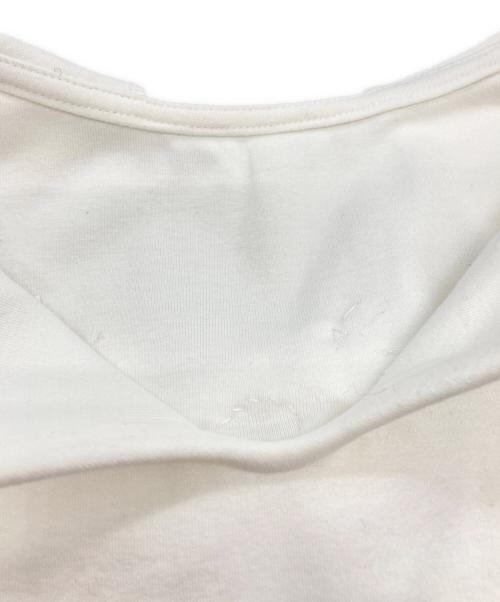 SHUSHU/TONG（シュシュトング）SHUSHU/TONG (シュシュトング) ノースリーブカットソー ホワイト サイズ:6の古着・服飾アイテム