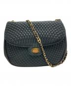 BALLYバリー）の古着「ショルダーバッグ」｜ネイビー