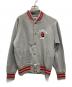 BAPE BY A BATHING APE（ベイプバイアベイシングエイプ）の古着「バックマルチロゴスウェットスタジャン」｜グレー