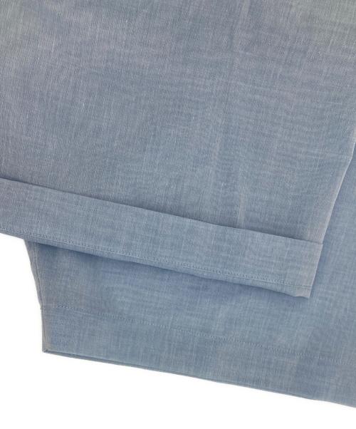 AURALEE（オーラリー）AURALEE (オーラリー) HARD TWIST FINX ORGANDY HALF SLEEVED SHIRT ブルー サイズ:4の古着・服飾アイテム