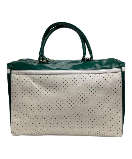 adidas（アディダス）adidas (アディダス) ボウリングバッグ ホワイト×グリーンの古着・服飾アイテム