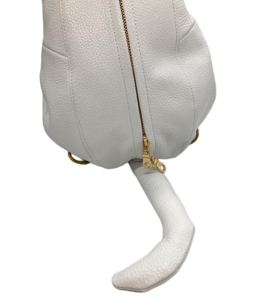 CHIGRACCI（チグラッチ）CHIGRACCI (チグラッチ) Ture-tette 「猫バッグ」 ホワイトの古着・服飾アイテム