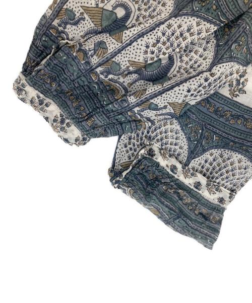 maison de soil（メゾンドソイル）maison de soil (メゾンドソイル) 総柄ワンピース ブルー サイズ:表記無の古着・服飾アイテム