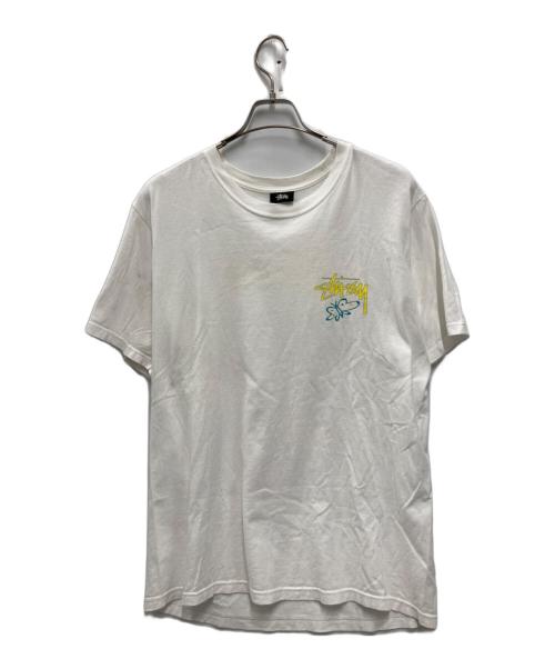 stussy（ステューシー）stussy (ステューシー) SUPER BLOOM TEE ホワイト サイズ:Mの古着・服飾アイテム