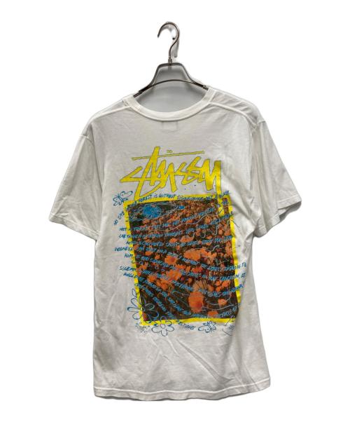 stussy（ステューシー）stussy (ステューシー) SUPER BLOOM TEE ホワイト サイズ:Mの古着・服飾アイテム