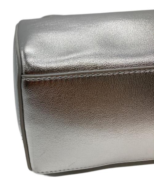 SALON adam et rope'（サロンアダムエロペ）SALON adam et rope' (サロンアダムエロペ) レザーボックスショルダーバッグ シルバーの古着・服飾アイテム