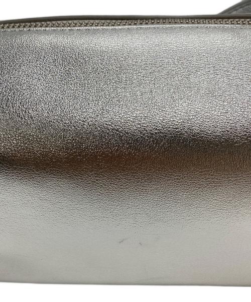 SALON adam et rope'（サロンアダムエロペ）SALON adam et rope' (サロンアダムエロペ) レザーボックスショルダーバッグ シルバーの古着・服飾アイテム