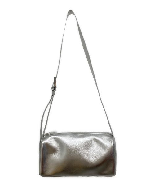 SALON adam et rope'（サロンアダムエロペ）SALON adam et rope' (サロンアダムエロペ) レザーボックスショルダーバッグ シルバーの古着・服飾アイテム