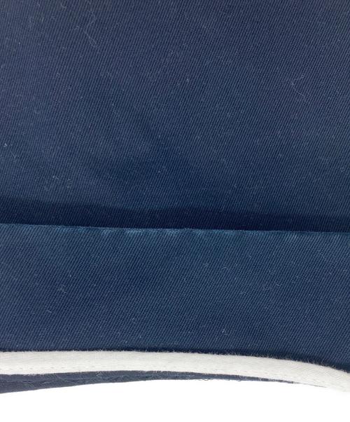 STUDIO NICHOLSON（スタジオ ニコルソン）STUDIO NICHOLSON (スタジオ ニコルソン) SORTE PEACHED COTTON TWILL VOLUME PLEAT PANTS ネイビー サイズ:XLの古着・服飾アイテム