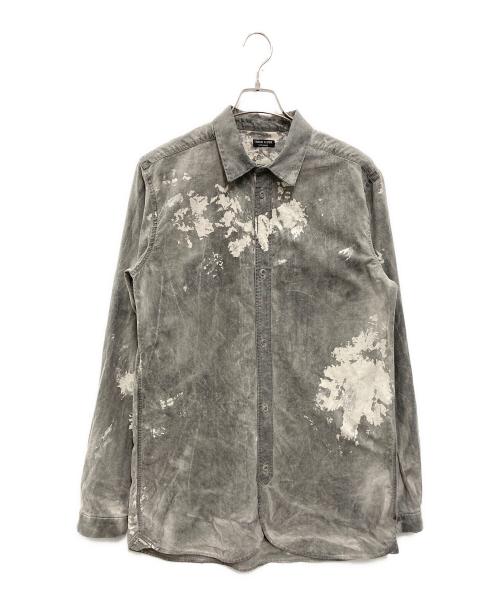 FRANK LEDER（フランクリーダー）FRANK LEDER (フランクリーダー) ブリーチ加工シャツ グレー サイズ:記載なしの古着・服飾アイテム
