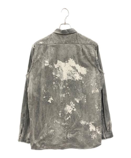 FRANK LEDER（フランクリーダー）FRANK LEDER (フランクリーダー) ブリーチ加工シャツ グレー サイズ:記載なしの古着・服飾アイテム