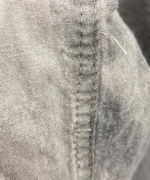 FRANK LEDER（フランクリーダー）FRANK LEDER (フランクリーダー) ブリーチ加工シャツ グレー サイズ:記載なしの古着・服飾アイテム