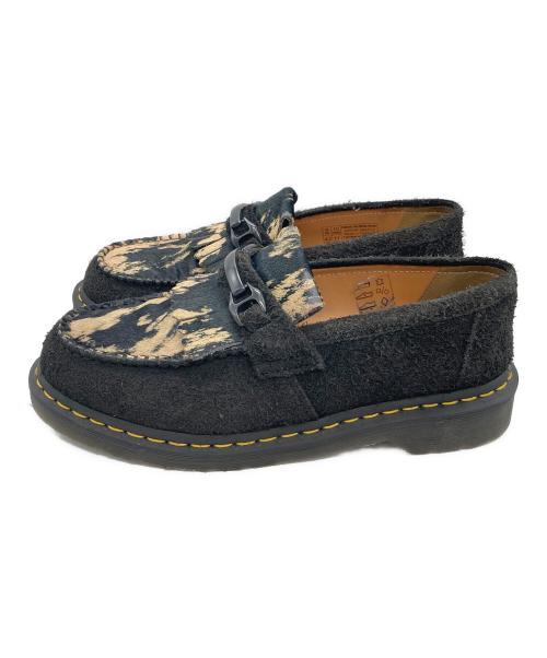 Dr.Martens（ドクターマーチン）Dr.Martens (ドクターマーチン) ADRIAN SNAFFLE ローファー ブラック×ベージュ サイズ:UK9の古着・服飾アイテム