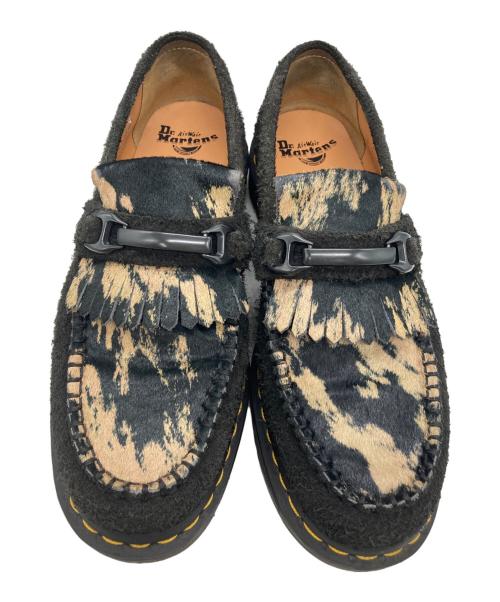 Dr.Martens（ドクターマーチン）Dr.Martens (ドクターマーチン) ADRIAN SNAFFLE ローファー ブラック×ベージュ サイズ:UK9の古着・服飾アイテム