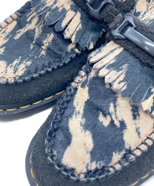 Dr.Martens（ドクターマーチン）Dr.Martens (ドクターマーチン) ADRIAN SNAFFLE ローファー ブラック×ベージュ サイズ:UK9の古着・服飾アイテム