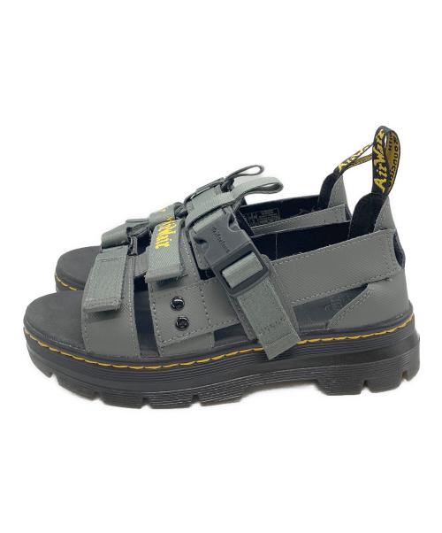 Dr.Martens（ドクターマーチン）Dr.Martens (ドクターマーチン) TRACT PEARSONストラップサンダル グレー サイズ:UK4の古着・服飾アイテム