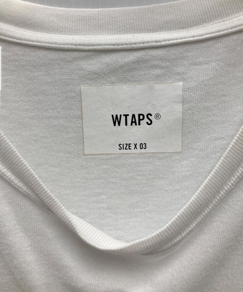 WTAPS（ダブルタップス）WTAPS (ダブルタップス) WTVUA / SS / COTTON Tシャツ ホワイト サイズ:3の古着・服飾アイテム