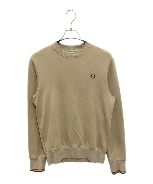 FRED PERRY（フレッドペリー）FRED PERRY (フレッドペリー) Crew Neck Sweatshirt. SWEATSHIRTS オリーブ サイズ:Sの古着・服飾アイテム
