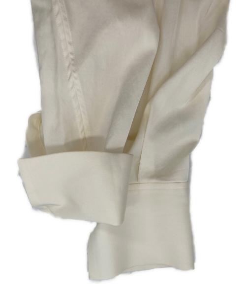 CHAOS（カオス）Chaos (カオス) トリムサテンシャツワンピース ホワイト サイズ:SIZE FREEの古着・服飾アイテム