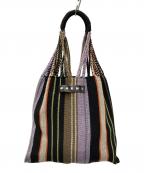 MARNI FLOWER CAFEマルニフラワーカフェ）の古着「ハンモックバッグ」｜ブラック×パープル