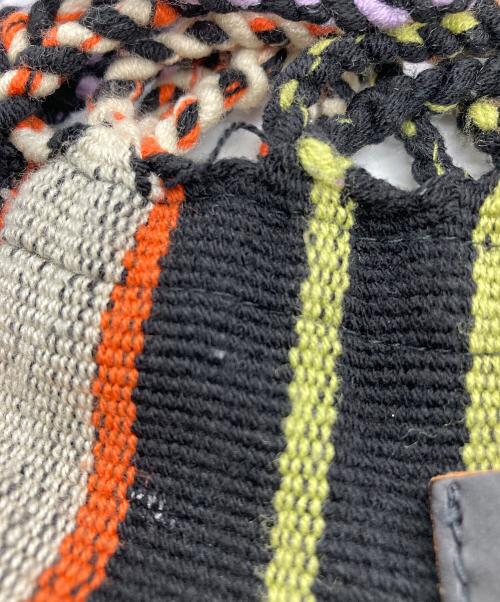 MARNI FLOWER CAFE（マルニフラワーカフェ）MARNI FLOWER CAFE (マルニフラワーカフェ) ハンモックバッグ ブラック×パープルの古着・服飾アイテム