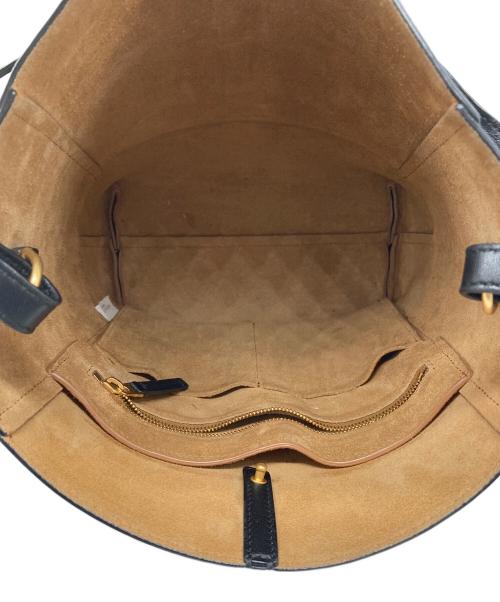 BOTTEGA VENETA（ボッテガベネタ）BOTTEGA VENETA (ボッテガベネタ) ショルダーバッグ ブラックの古着・服飾アイテム