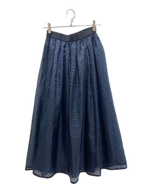 SLOBE IENA（スローブ イエナ）SLOBE IENA (スローブ イエナ) ドットオーガンジースカート ネイビー サイズ:FREEの古着・服飾アイテム