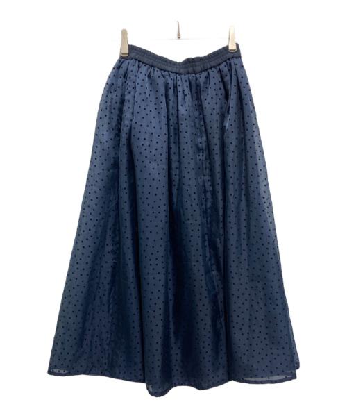 SLOBE IENA（スローブ イエナ）SLOBE IENA (スローブ イエナ) ドットオーガンジースカート ネイビー サイズ:FREEの古着・服飾アイテム