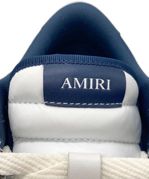 AMIRI（アミリ）AMIRI (アミリ) MA Quad Skel Top ローカットスニーカー ホワイト×ネイビー サイズ:27cmの古着・服飾アイテム