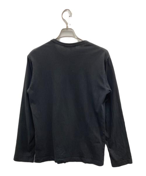COMME des GARCONS SHIRT（コムデギャルソンシャツ）COMME des GARCONS SHIRT (コムデギャルソンシャツ) ロゴプリントカットソー ブラック サイズ:Mの古着・服飾アイテム