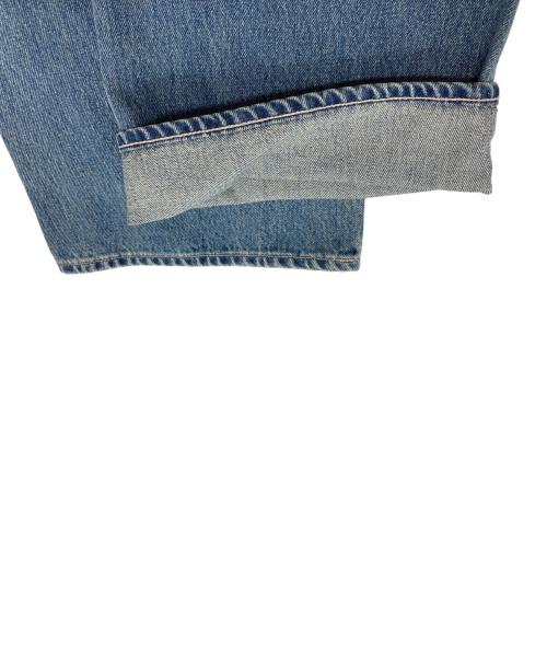 EVRIS（エヴリス）EVRIS (エヴリス) ハートカッティングワイドデニムパンツ インディゴ サイズ:Mの古着・服飾アイテム