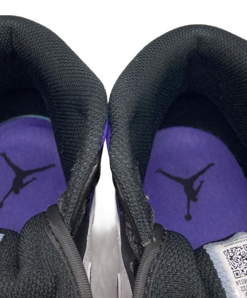 NIKE（ナイキ）NIKE (ナイキ) AIR JORDAN 1 MID パープル×ホワイト サイズ:27cmの古着・服飾アイテム