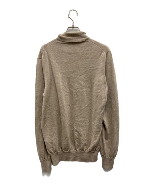 GRAN SASSO（グランサッソ）GRAN SASSO (グランサッソ) 12Gタートルネックニット ベージュ サイズ:52の古着・服飾アイテム