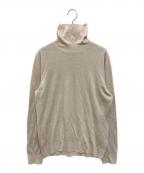 FEDELIフェデーリ）の古着「ハイゲージタートルネックニット」｜ベージュ