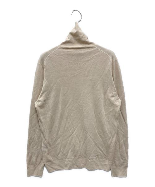 FEDELI（フェデーリ）FEDELI (フェデーリ) ハイゲージタートルネックニット ベージュ サイズ:50の古着・服飾アイテム