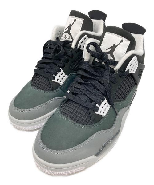 NIKE（ナイキ）NIKE (ナイキ) AIR JORDAN 4 RETRO ”FEAR” ブラック×グレー サイズ:27.5cmの古着・服飾アイテム