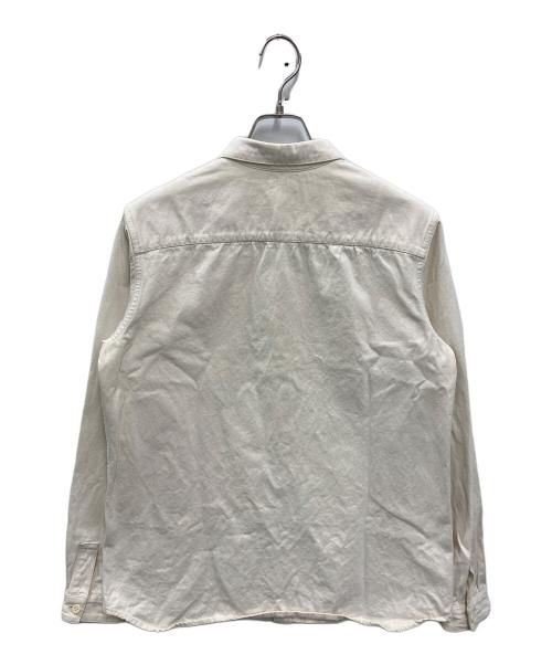 MITTAN（ミッタン）MITTAN (ミッタン) 裏絹紬表綿高密度シャツ ホワイト サイズ:3の古着・服飾アイテム