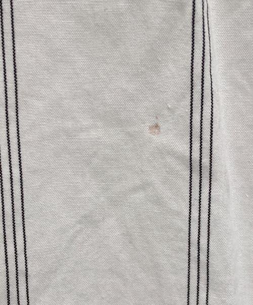 EEL Products（イール プロダクツ）EEL Products (イール プロダクツ) ストライプコンカラシャツ ホワイト サイズ:Sの古着・服飾アイテム